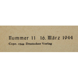 Magazine, Berliner Illustrierte Zeitung, 16 mars 1944