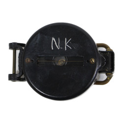 Compass, Marching, W. & L.E. GURLEY, with Canvas Pouch, Impregnated, Normandy