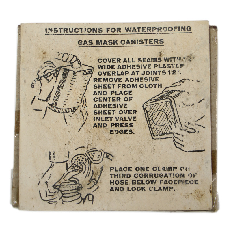 Kit d'étanchéification M1, masque à gaz, complet