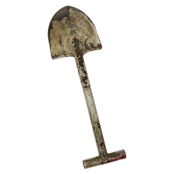 Pelle en T, M-1910, avec étui, B.B.S. Co. 1943, camouflage blanc, Bataille des Ardennes
