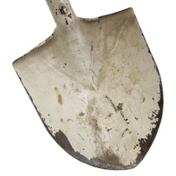 Pelle en T, M-1910, avec étui, B.B.S. Co. 1943, camouflage blanc, Bataille des Ardennes