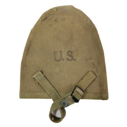 Pelle en T, M-1910, avec étui, B.B.S. Co. 1943, camouflage blanc, Bataille des Ardennes