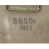 Pelle en T, M-1910, avec étui, B.B.S. Co. 1943, camouflage blanc, Bataille des Ardennes