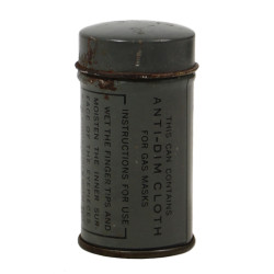 Masque à gaz, Lightweight, OD 3, 1943, complet, Maj. William Stinnett, 9th Air Force, USAAF, ETO