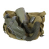 Mask, Gas, Lightweight, OD 3, 1943, Complete, Maj. William Stinnett, 9th Air Force, USAAF, ETO