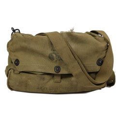 Mask, Gas, Lightweight, OD 3, 1943, Complete, Maj. William Stinnett, 9th Air Force, USAAF, ETO