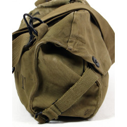 Mask, Gas, Lightweight, OD 3, 1943, Complete, Maj. William Stinnett, 9th Air Force, USAAF, ETO