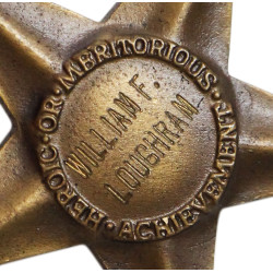 Medal, Bronze Star, in Case, Pvt. William Loughran, Co. G, 18th Inf. Regt., 1st Infantry Division