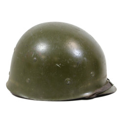 Helmet, M1, Fixed Loops, Firestone Liner, Pfc. William Mootz, 5th Infantry Division