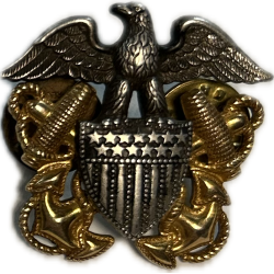 Insignia, Cap, Officer, US Navy, Vanguard