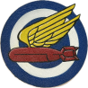 Chest Insignia, 509th Bombardment Squadron, 351st Bombardment Group, 8th Air Force, Leather