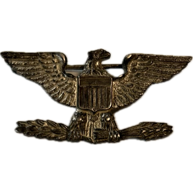 Insignia, Rank, Colonel, Sterling Insignia, Rank, Colonel, Sterling