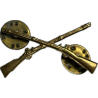 Insigne de col officier US Infantry, à pin's