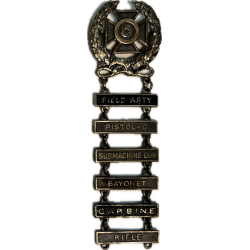 Badge, Expert, Field Artillery, Pistol-D, SMG, Bayonet, Carbine & Rifle