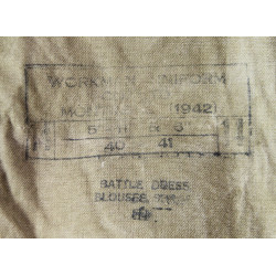 Blouse, Battledress, 1939 Pattern, Canadian, Size 11, 1942