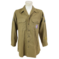 Shirt, Wool, Special, Corporal, Amphibious Engineers, Engineer Special Brigade, 14 ½ x 32, Named