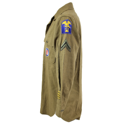 Shirt, Wool, Special, Corporal, Amphibious Engineers, Engineer Special Brigade, 14 ½ x 32, Named