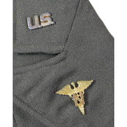 Jacket, Dress, Service, US Army Nurse Corps, Dark OD, 2nd Lieutenant, PTO, 14S, 1943
