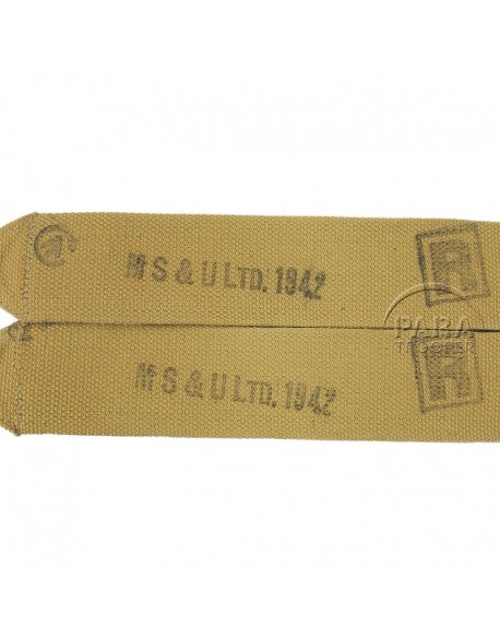 Belt, suspenders, Canadian, 1942 Belt, suspenders, Canadian, 1942