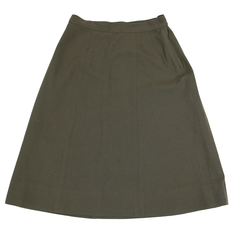 Skirt, Dark OD, Officer, WAC & Nurse, Size 14, 1943