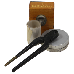 Pliers, Blasting Cap Box, and Friction Tape, Demolition