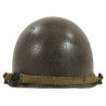 Helmet, M1, Swivel Loops, Firestone Liner, Battle-Damaged, Pvt. Raymond Rediske