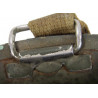 Helmet, M1, Swivel Loops, Firestone Liner, Battle-Damaged, Pvt. Raymond Rediske