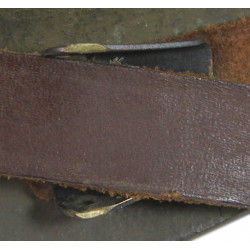 Helmet, M1, Swivel Loops, Firestone Liner, Battle-Damaged, Pvt. Raymond Rediske