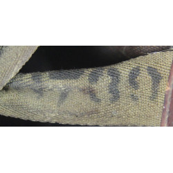 Helmet, M1, Swivel Loops, Firestone Liner, Battle-Damaged, Pvt. Raymond Rediske