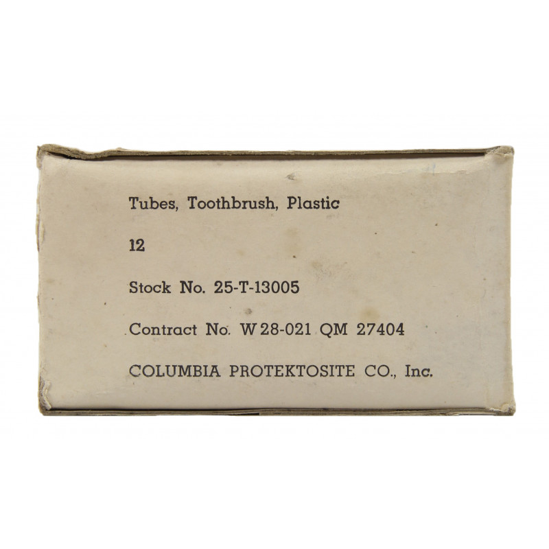 Box, Toothbrush, Plastic, COLUMBIA PROTEKTOSITE CO.