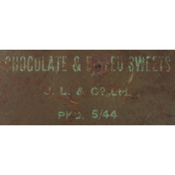 Tin, Chocolate & Boiled Sweets, British Ration, 1944