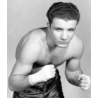 Casque de boxe, Wilson, SPECIAL SERVICES U.S. ARMY, dédicacé par Jake LaMotta