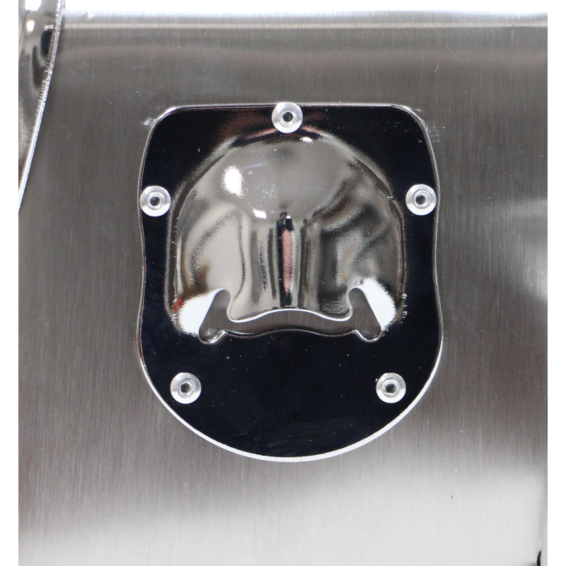 Glacière en métal, Coca-Cola, Inox, petit modèle