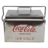Cooler, Coca-Cola, Metal steel, Stainless, Small