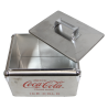 Cooler, Coca-Cola, Metal steel, Stainless, Small