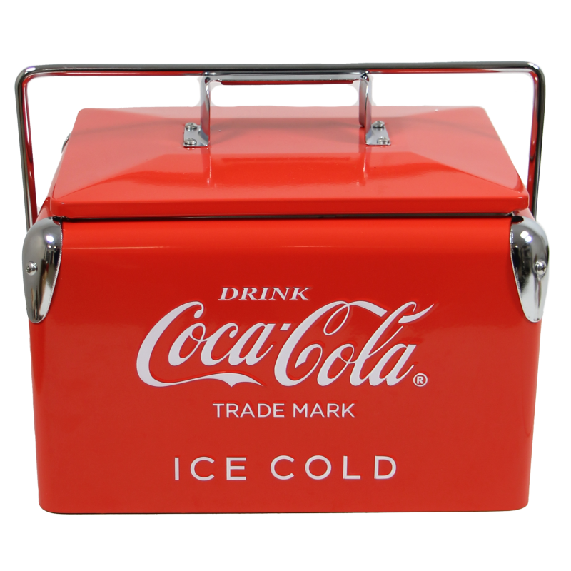 Glacière en métal, Coca-Cola, Rouge, petit modèle Glacière en métal, Coca-Cola, Rouge, petit modèle