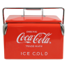 Cooler, Coca-Cola, Metal steel, Red, Small