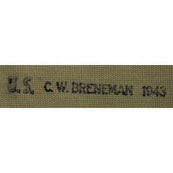 Strap, Carrying, Bag, M-1936, C.W. BRENEMAN 1943, Mint