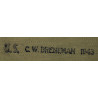 Strap, Carrying, Bag, M-1936, C.W. BRENEMAN 1943, Mint