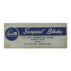 Paquet de 6 lames de scalpel, CHRISTY SURGICAL SALES