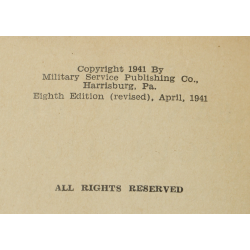 Manuel, New Infantry Drill Regulations, 1941, Pvt. Frank Hoffman, 502nd PIR, 101st Aiborne Division