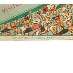 Gameboard, The Major League Baseball Game, 1943