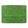 Pommade de décontamination, Anti-Gas Ointment, No. 6, complète