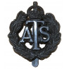 Cap Badge, Auxiliary Territorial Service, ATS, Plastic Economy Issue, Bakelite