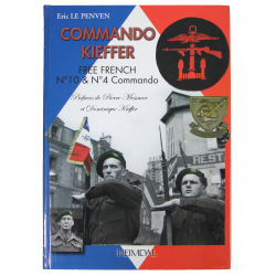 Lot de deux livres, No. 4 Commando & Commando Kieffer, dédicacés par l'auteur