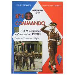 Lot de deux livres, No. 4 Commando & Commando Kieffer, dédicacés par l'auteur