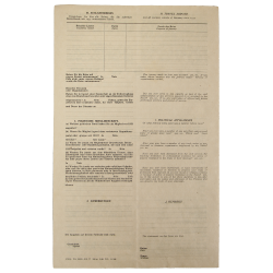 Questionnaire, Military Government of Germany, 1944, responsabilités sous le III. Reich