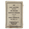 Pansement compressif stérile, CONRAY PRODUCTS CO., Contract No. N-140s, 1942, US Navy, Corpsman
