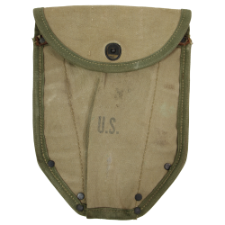 Étui de pelle pliante M-1943, TULSA CANVAS PRODUCTS CO. 1943, 1er type