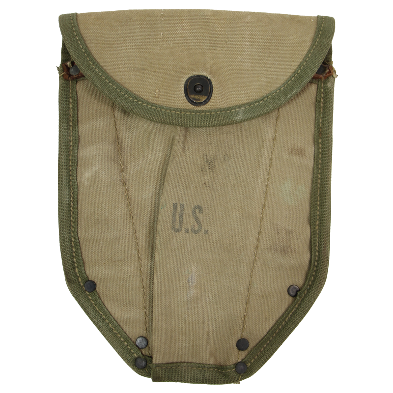 Étui de pelle pliante M-1943, TULSA CANVAS PRODUCTS CO. 1943, 1er type